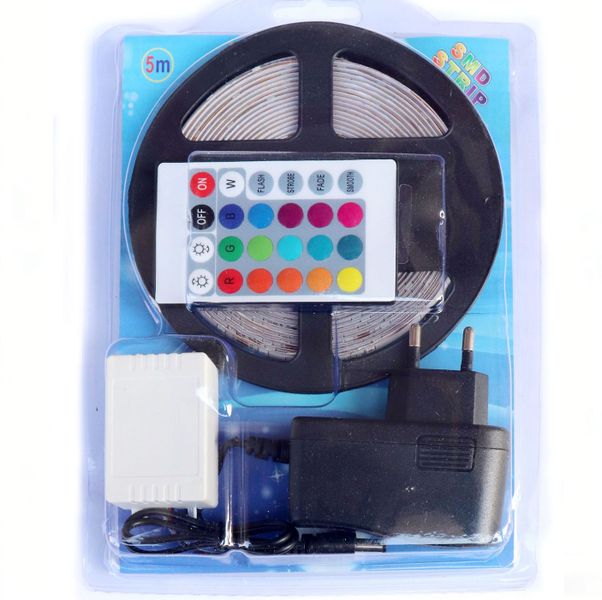 5V 2835 LED Strip Light 5M Flexible LED Ribbon RGB Light 60leds/M