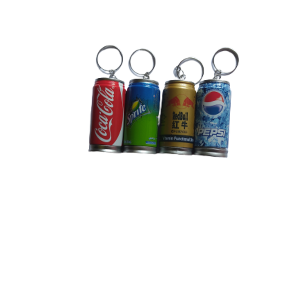 Coca Cola, Pepsi,Sprite, Redbull Fashion Cute Pen keychain holder 4 Pieces