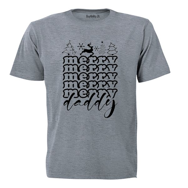 Very Merry Daddy - Christmas - Adults - T-Shirt