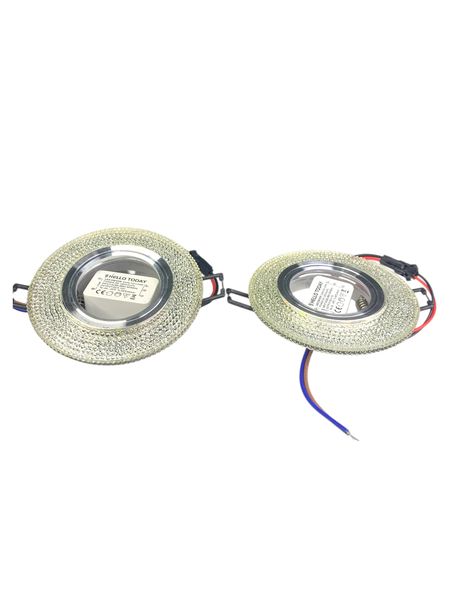 2-Pack 3W LED Downlights - Energy-Saving Ceiling Lights - White