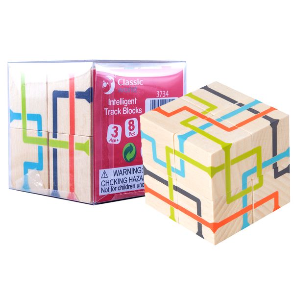 Classic World Intelligent Track Blocks 8 Piece