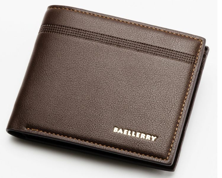 Baellerry Men's Cardiff PU BiFold Wallet Brown