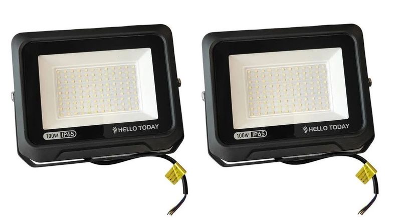 HELLO TODAY 100W LED Flood Light x 2pcs