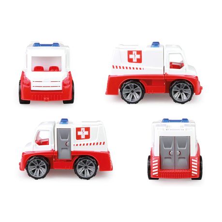 Toy ambulance with sales stretcher