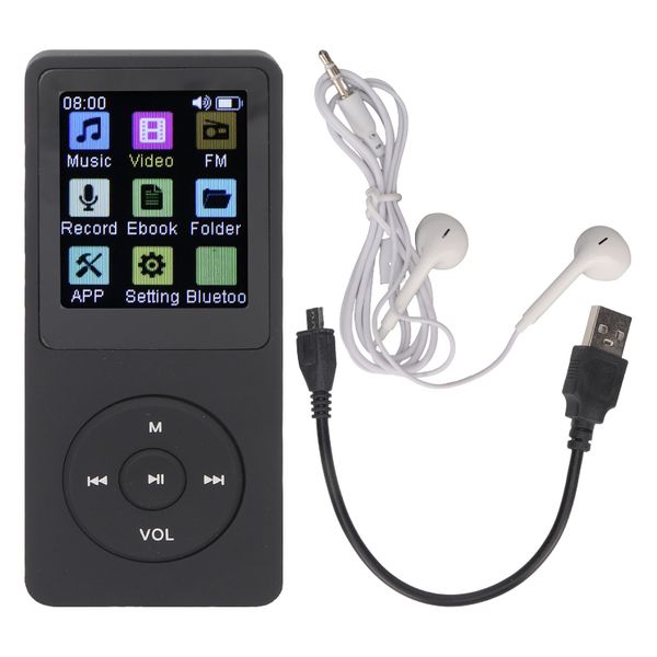 Bluetooth MP3 Player 1.8 Inch Color Display Electronic Book Reader Recorder