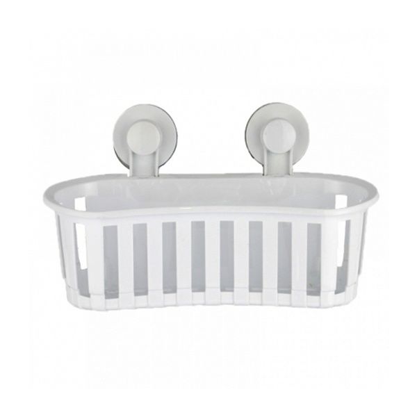 Wall-Mount Bathroom Shelf Organizer