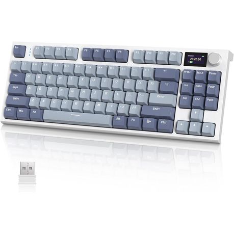 ATTACK SHARK K86 Mechanical Keyboard,Wireless Gaming Keyboard,RGB Backlit Image