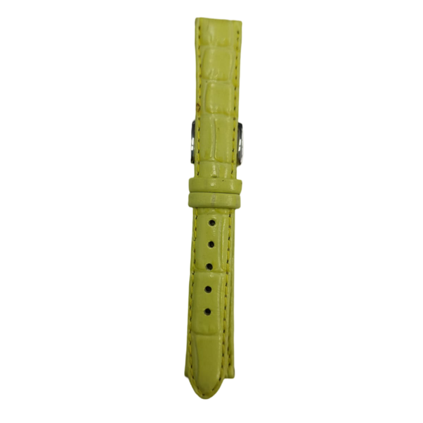 Green Alligtator Grain Watch Strap - 14mm