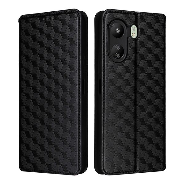 Flip Cover Compatible With Xiaomi Poco C65 4G Shockproof Leather Cover