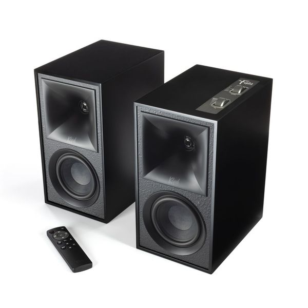 Klipsch THE FIVES Powered Speakers - Pair - Matte Black