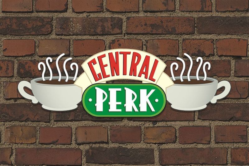 Friends - Central Perk Brick Poster