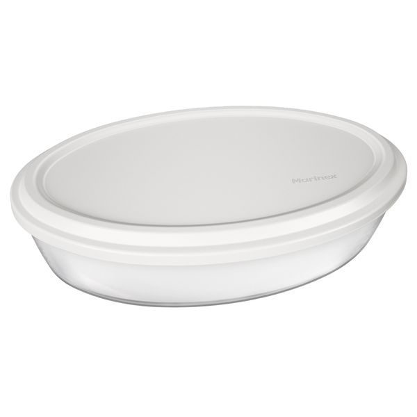 Marinex Oval Roaster with Plastic Lid - 1.6Litre