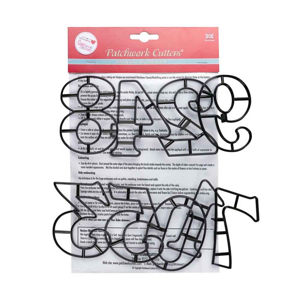 Patchwork Extra large Numbers Numeral Cake Sugarcraft Icing Multipack