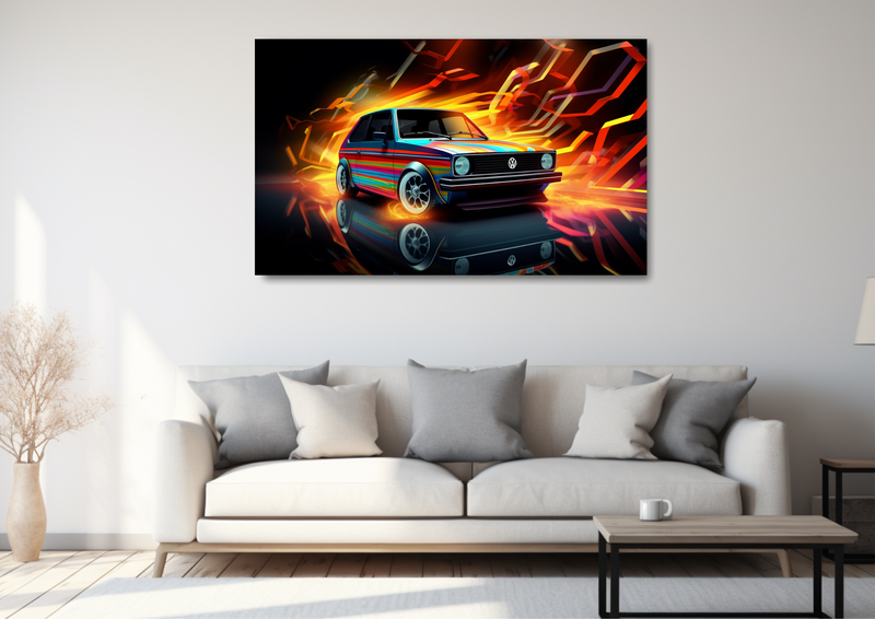 Canvas Wall Art - Mk1 Drift Fusion Abstract - MT0128