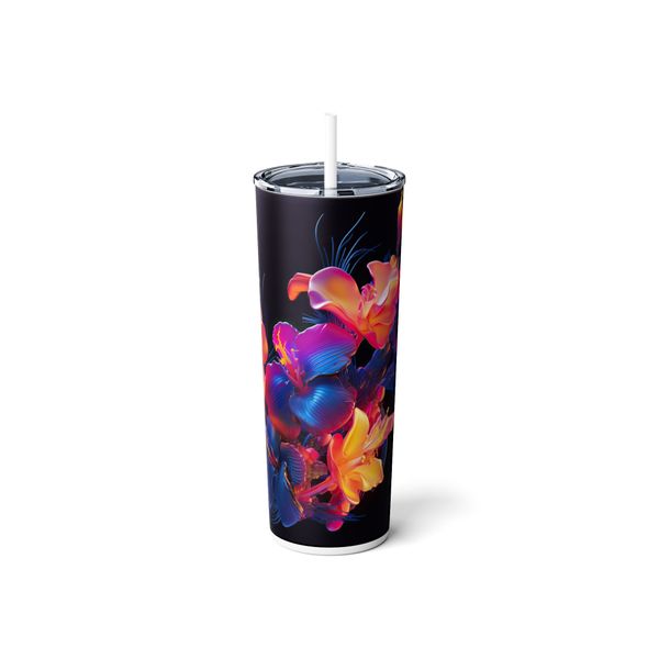 Neon Snapdragon 600ml Tumbler
