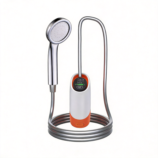 Portable Electric Shower Pump - Rechargeable Camping Shower, Outdoor/Indoor