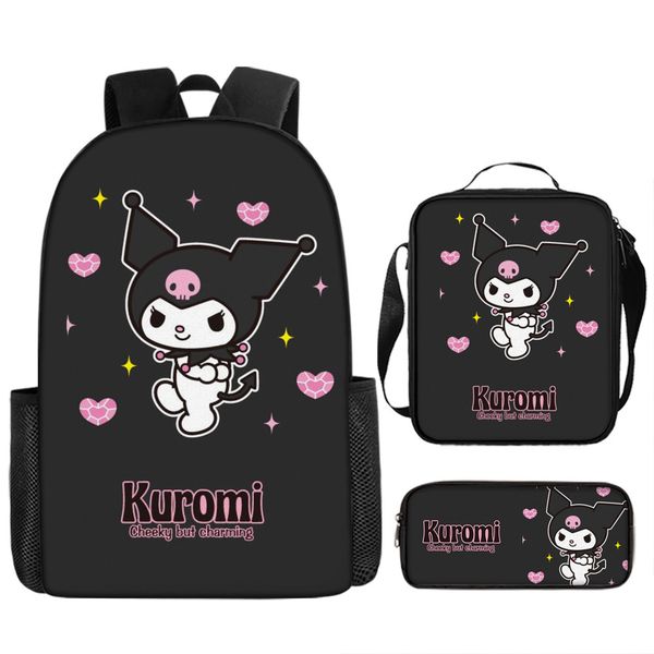Lunch Box &amp; Pencil Case -Kuromi image