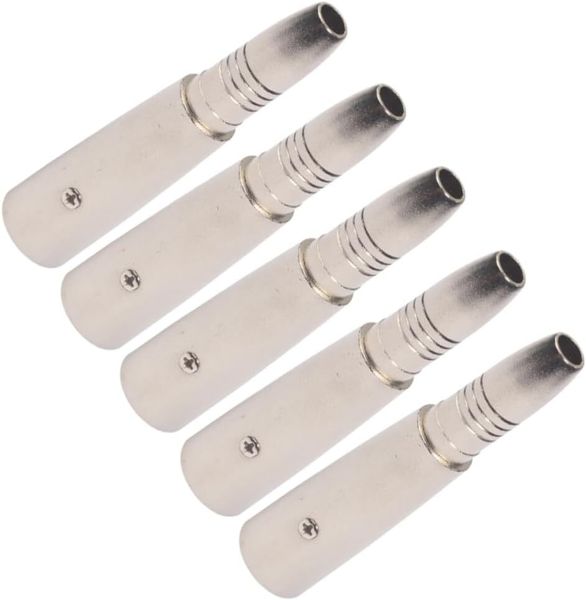 5pcs Pin Male to Mono Female Audio Adapter Converter for Microphones