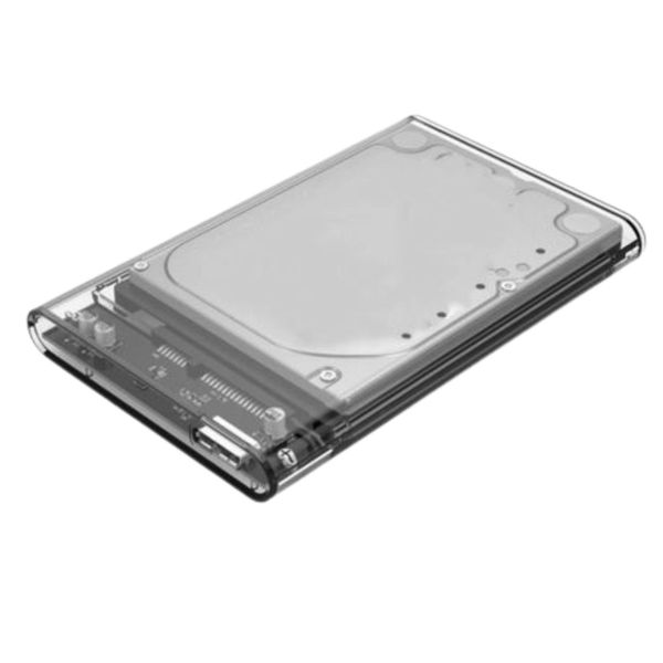 Matrix 2.5" USB3.0 500GB Portable Back-up Drive - Transparent