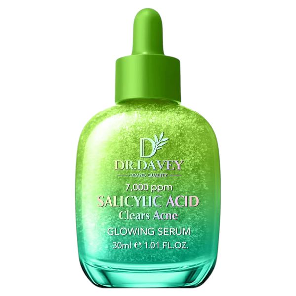 Dr Davey 7000ppm Salicylic Acid Glowing Serum 30ml Acne SpotClear Treatment