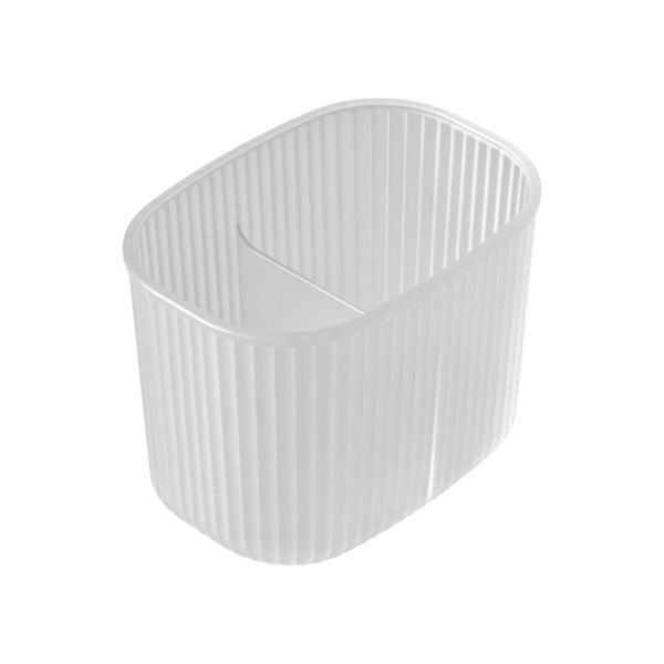 Small Cosmetic Storage Box - Transparent White