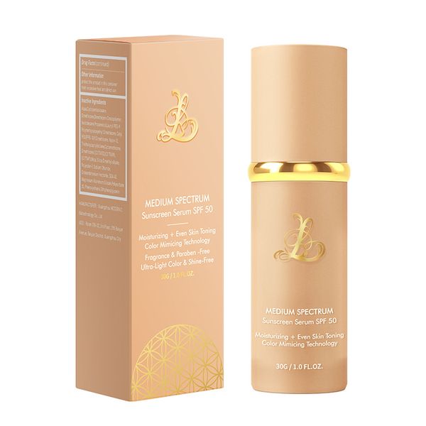SPF50 Medium Tone Color-Changing 4-in-1 Foundation Serum Hydrating Finish