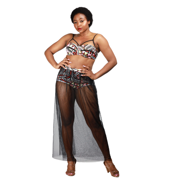 Melissa 2-Piece Red African Bikini by Tribe Afrique