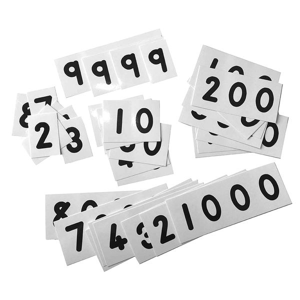 Greenbean Mathematics - Flard Cards FP 1-9000 Pre-cut