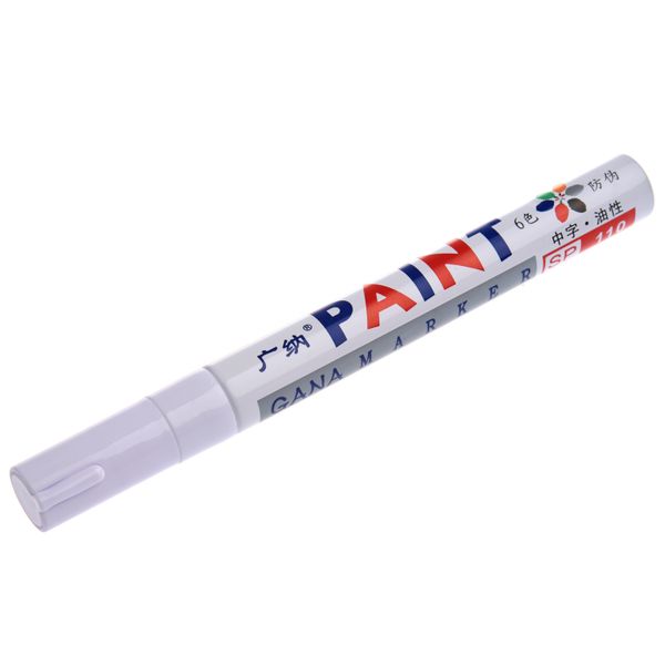 Permanent Car Tire Metal Paint Pen Marker White