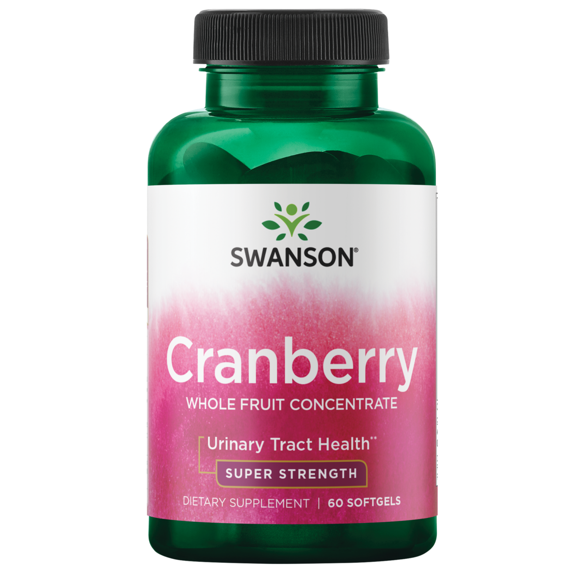 Swanson Cranberry Whole Fruit Concentrate - Super Strength 420 mg - 60 ...
