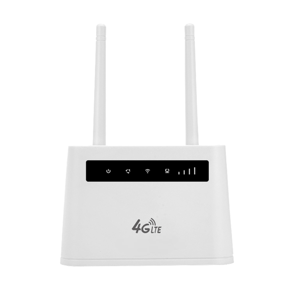 4G CPE WiFi Router with SIM Card Slot - Portable Indoor 4G Broadband Modem