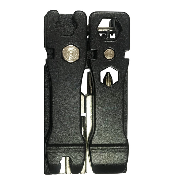 Black Multifunctional Bike Repair Tool Kit
