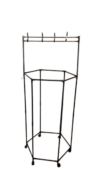 UNIW Multifunctional Rotating Clothing Rack With Wheels