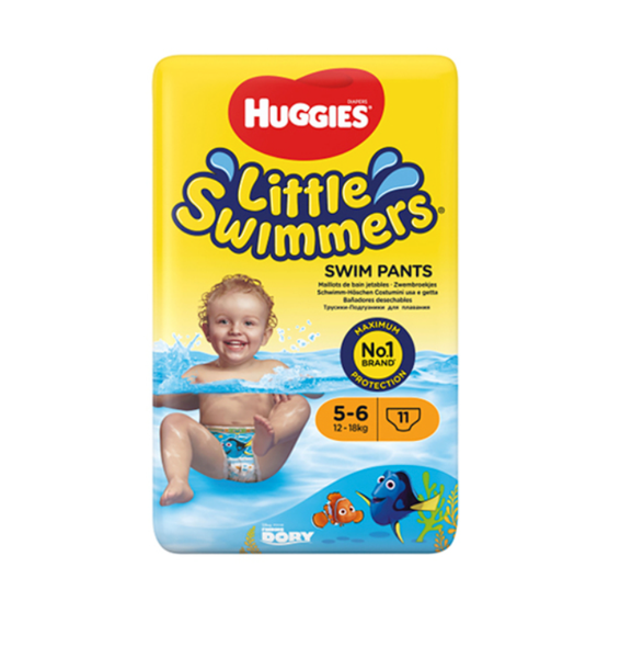 Huggies - Little Swimmers (Size 5-6) 11's - Large