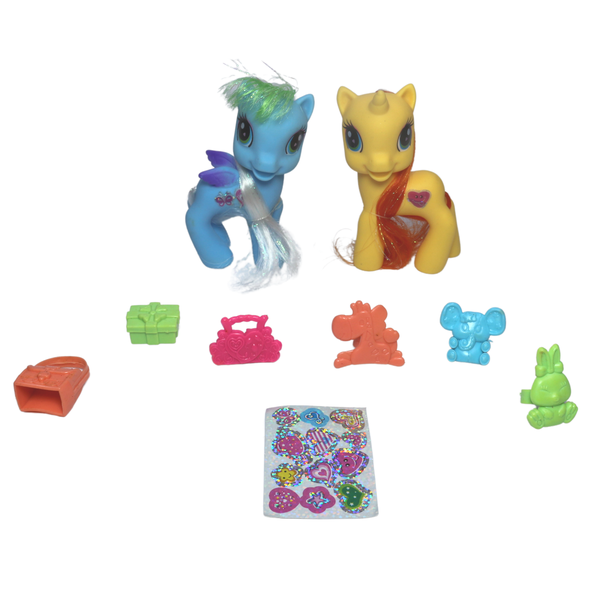 Lovely Horse 2 Beautiful Unicorn with Accessory