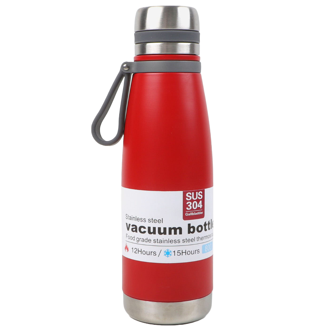 HDS Premuim Stainless Steel Vacuum Bottle Flask Red 1000ml