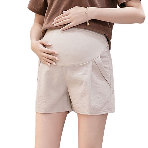 Unicoo Comfort Support Maternity Shorts Wear Outside - Black