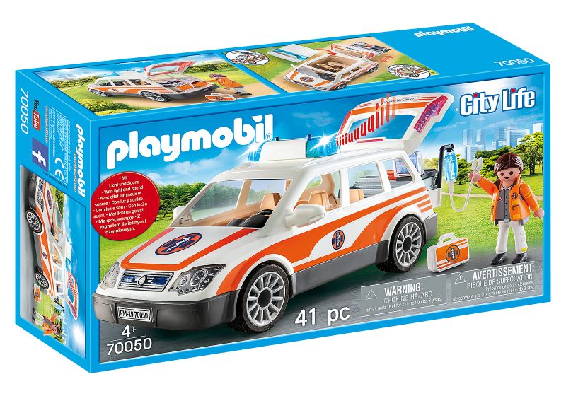 Playmobil Emergency Car with Siren