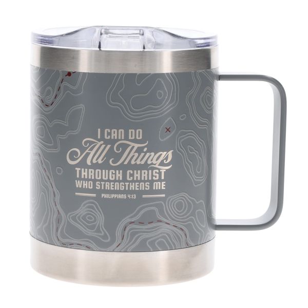 Camp Style Travel Mug - I Can Do All Things Through Christ