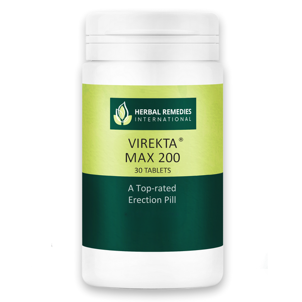Virekta Max 200 Herbal Advanced Stamina &amp; Endurance Support - 30 Tablets