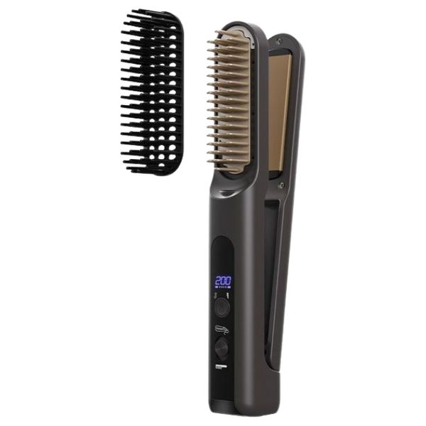 Wireless Hair Straightening Brush Dual-Use