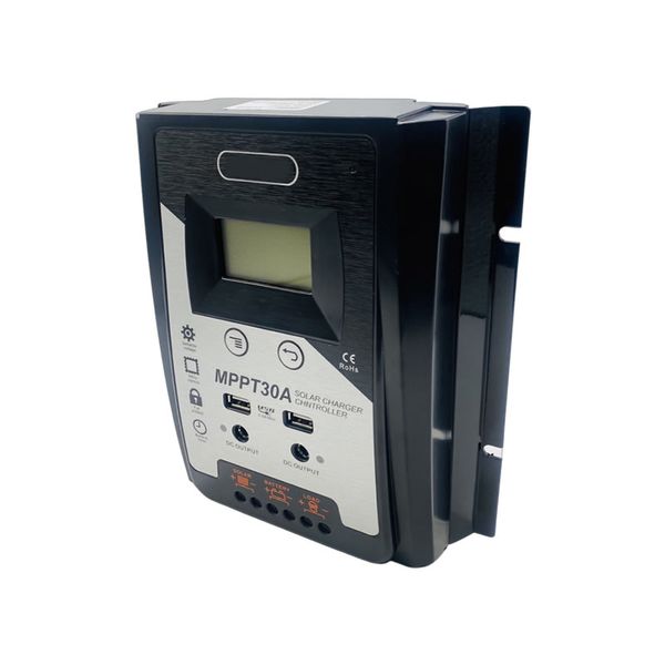 50A 12V/24V LCD Display MPPT30A Solar Charge Controller For OFF-Grid System