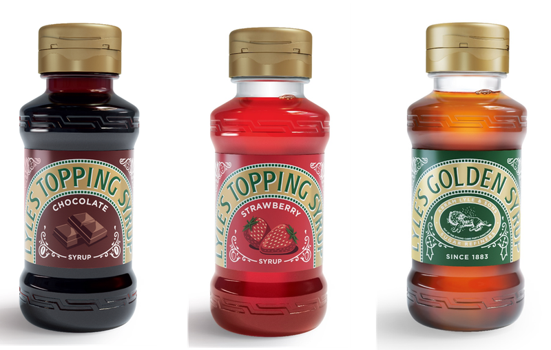 Lyle's Syrup - Chocolate &amp; Strawberry &amp; Original - 325ml - 3 Pack