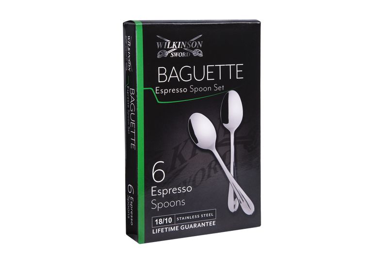 Wilkinson Sword Baguette 6 Pieces Espresso Spoon Set
