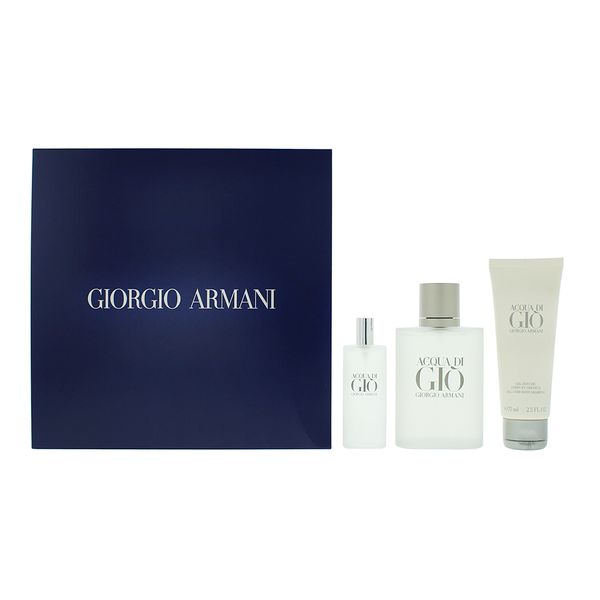 Giorgio Armani Acqua Di Giò 3 Piece Gift Set: (Parallel Import)