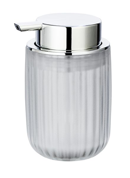 Wenko - Soap Dispenser - Agropoli Range - White - Frosted Plastic
