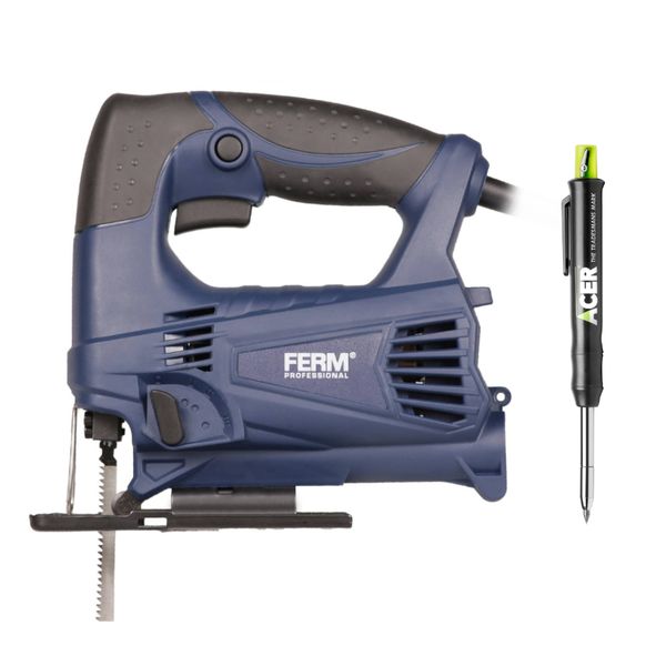 FERM 450W Jigsaw and Acer Pencil Bundle in Carry Case