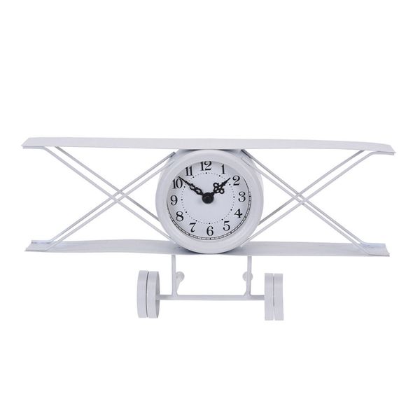 Eco Metal Airplane Shape - Table Clock