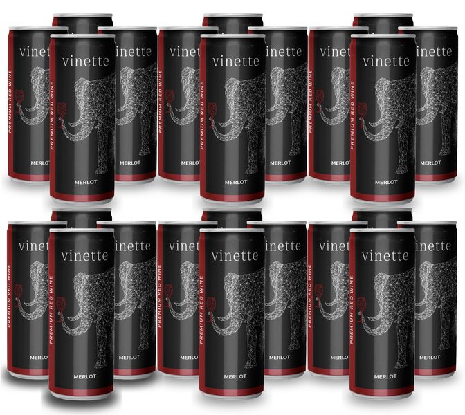 Vinette Merlot - 24 x 250ml