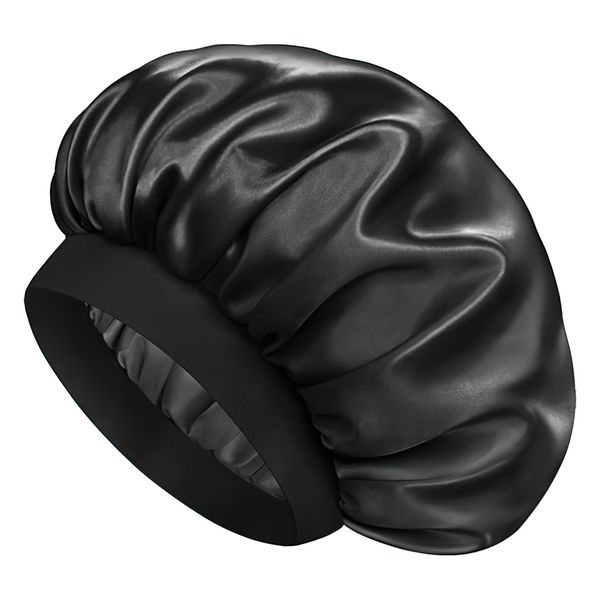 QYNIAL Satin Silk Bonnet for Sleeping - Double Layer Sleep Cap